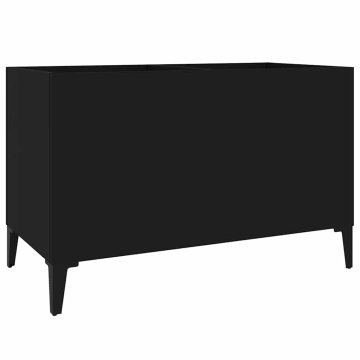 Vidaxl Omarica za gramofonske plošče 74,5x38x48 cm inženirski les