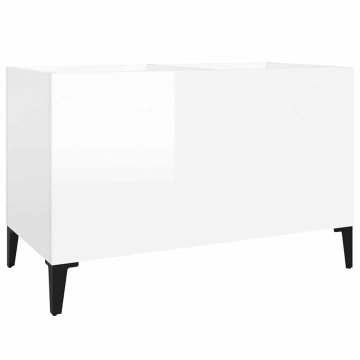 Vidaxl Omarica za gramofonske plošče 74,5x38x48 cm inženirski les