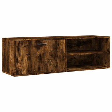 Vidaxl TV omarica dimljeni hrast 120x34x37 cm inženirski les