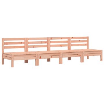 Vidaxl Corner Sofa 4 kos Solid Douglas Fir wood Natural Douglas
