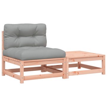 Vidaxl Patio Sofa Natural Douglas