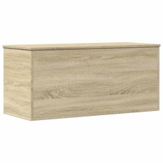 Vidaxl Škatla za shranjevanje sonoma hrast 100x42x46 cm inženirski les