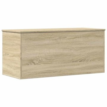 Vidaxl Škatla za shranjevanje sonoma hrast 100x42x46 cm inženirski les