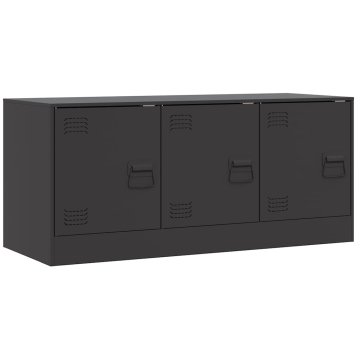 Vidaxl TV omarica črna 99x39x44 cm jeklo