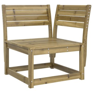 Vidaxl Garden Sofa Naravno impregnirano Treated solid pine wood