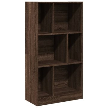 Vidaxl Knjižna omara rjavi hrast 57x28,5x107,5 cm inženirski les