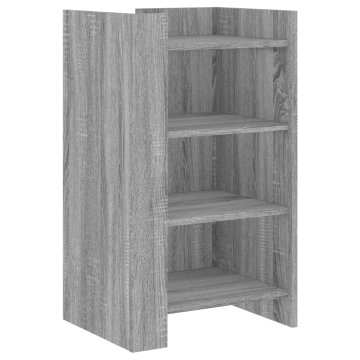 Vidaxl Komoda siva sonoma 45x35x75 cm inženirski les