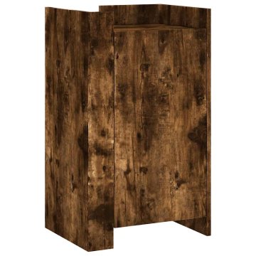 Vidaxl Komoda dimljeni hrast 45x35x75 cm inženirski les
