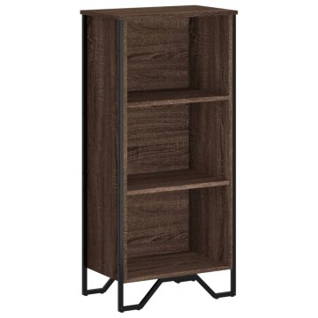Vidaxl Knjižna omara rjavi hrast 50x31x106 cm inženirski les