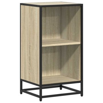 Vidaxl Knjižna omara sonoma hrast 40x35x76 cm iverna plošča