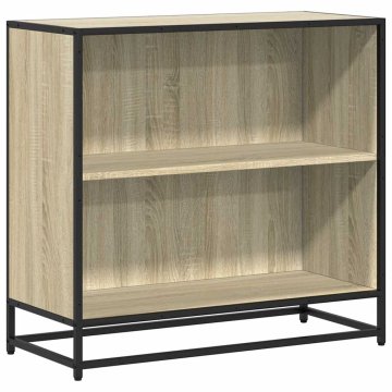 Vidaxl Knjižna omara sonoma hrast 80,5x35x76 cm inženirski les