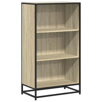 Vidaxl Knjižna omara sonoma hrast 60x35x107,5 cm iverna plošča