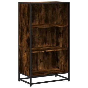 Vidaxl Knjižna omara dimljeni hrast 60x35x107,5 cm inženirski les
