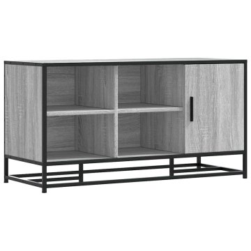 Vidaxl Klop za čevlje siva sonoma 100x40x53,5 cm inž. les in kovina