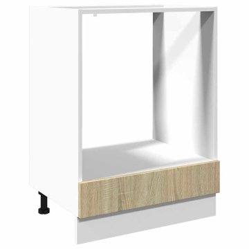 Vidaxl Omarica za pečico sonoma hrast 60x46x81,5 cm iverna plošča
