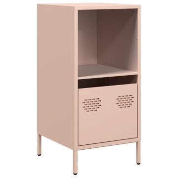 Vidaxl Komoda roza 35x39x73,5 cm hladno valjano jeklo