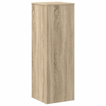 Vidaxl Stojalo za rastline sonoma hrast 33x33x100 cm inženirski les
