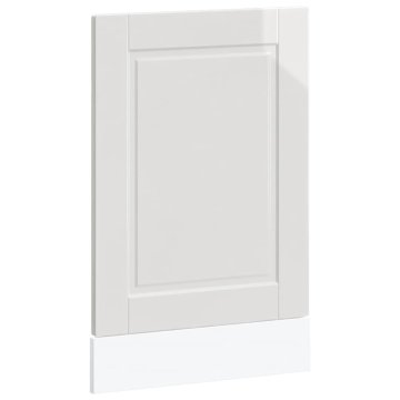 Vidaxl Plošča za pomivalni stroj Porto bela 45x1,5x57 cm inž. les