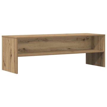 Vidaxl TV omarica artisian hrast 120x40x40 cm inženirski les