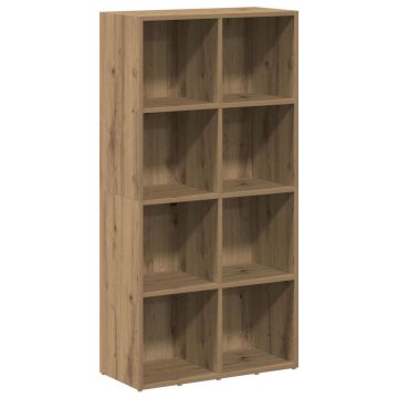 Vidaxl Knjižna omara artisan hrast 66x30x130 cm inženirski les