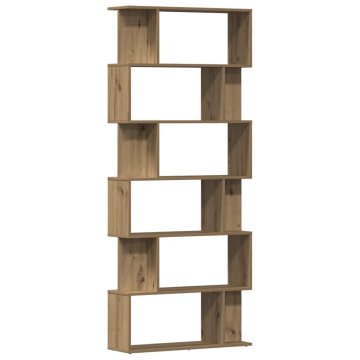 Vidaxl Knjižna omara artisan hrast 80x24x192 cm inženirski les