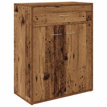 Vidaxl Komoda starinski les 60x30x75 cm inženirski les