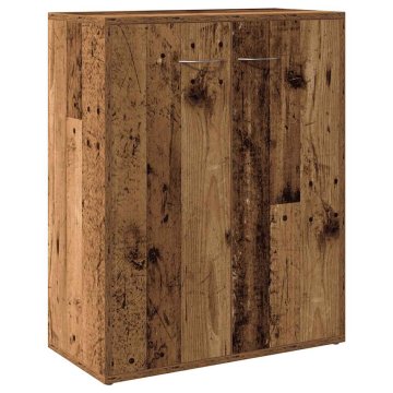 Vidaxl Komoda starinski les 60x30x75 cm inženirski les
