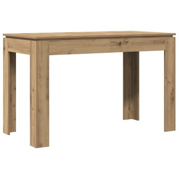 Vidaxl Jedilna miza artisian hrast 120x60x76 cm inženirski les