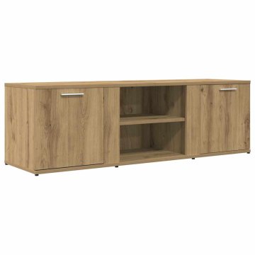 Vidaxl TV omarica Artisan Oak 120x34x37 cm iz umetnega lesa