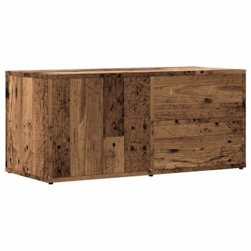 Vidaxl TV omarica iz starega lesa 80x34x35,5 cm iz umetnega lesa