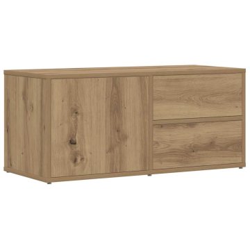 Vidaxl TV omarica artisan hrast 80x34x35,5cm inženirski les