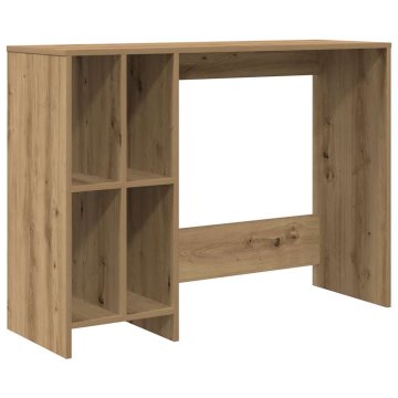 Vidaxl Pisalna miza artisan hrast 102,5x35x75 cm inženirski les