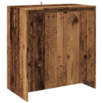 Vidaxl Komoda starinski les 70x41x75 cm inženirski les