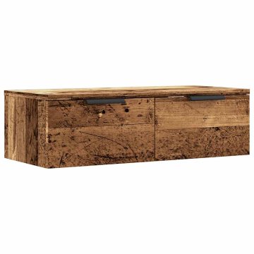 Vidaxl Stenska omarica starinski les 68x30x20 cm inženirski les