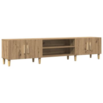 Vidaxl TV omarica artisian hrast 180x31,5x40 cm inženirski les