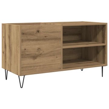 Vidaxl Omarica za gramofonske plošče artisan hrast 84,5x38x48 cm