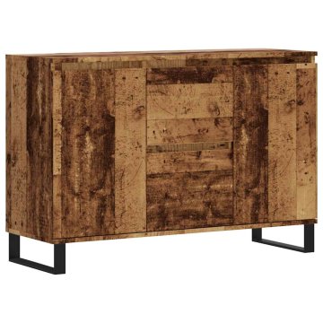Vidaxl Komoda starinski les 101,5x35x70 cm inženirski les