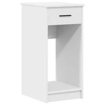Vidaxl Računalniški stolp s predalom bela 40x33x60 cm