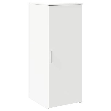 Vidaxl Omarica za shranjevanje bela 40x45x103,5 cm inženirski les