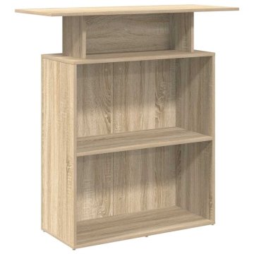 Vidaxl Recepcijska miza iz hrasta sonoma 100x40x104 cm inženirski les