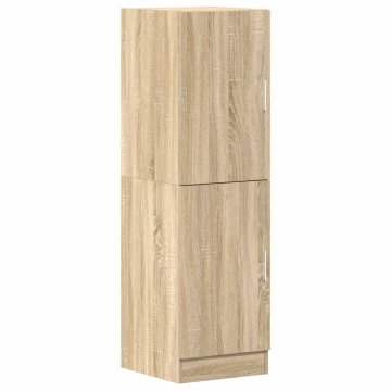 Vidaxl Kuhinjska omarica sonoma hrast 38x41,5x131,5 cm inž. les