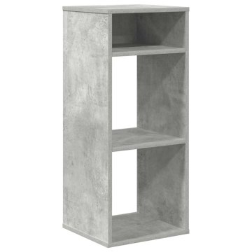Vidaxl Knjižna omara betonsko siva 34x31x80 cm inženirski les