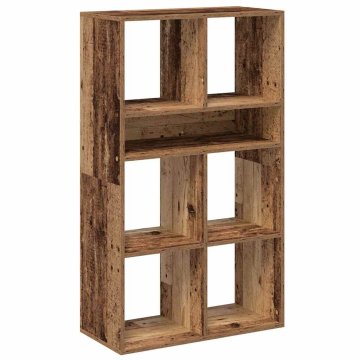Vidaxl Knjižna omara starinski les 66x31x112 cm inženirski les