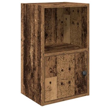 Vidaxl Knjižna omara starinski les 31x24x52 cm inženirski les