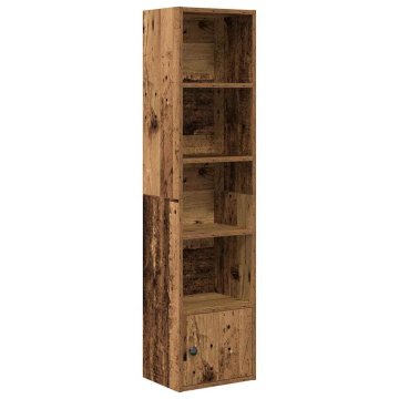 Vidaxl Knjižna omara starinski les 31x24x127 cm inženirski les