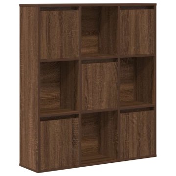 Vidaxl Knjižna omara rjavi hrast 89x24x101,5 cm inženirski les