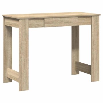 Vidaxl Pisalna miza sonoma hrast 100x45x75 cm inženirski les