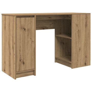 Vidaxl Pisalna miza artisan hrast 120x42x76 cm inženirski les