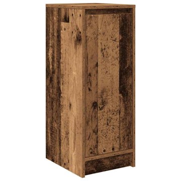 Vidaxl Omarica za čevlje starinski les 29,5x34x76 cm inženirski les