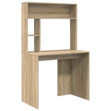 Vidaxl Miza Sonoma hrast 91 x 50 x 149 cm Inženirski les
